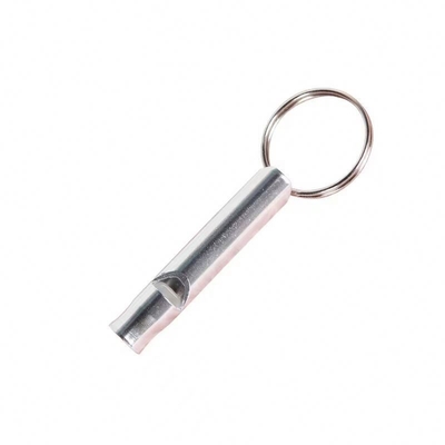 Silbato de entrenamiento de perros de aleación de aluminio ligero y eficaz para controlar el ladrido