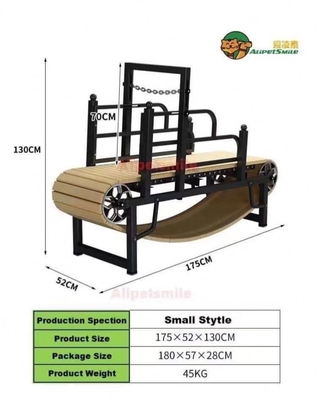 175cm*52cm*130cm/200cm*58cm*150cm Caminadora para perros Madera resistente Ideal para entrenamiento en interiores