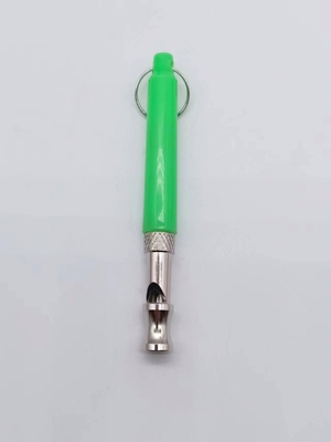 8cm*0.8cm Tamaño pequeño Perro silbato de mascotas Material de PC de metal para una comunicación efectiva