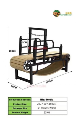 Máquina de entrenamiento para correr en interiores para mascotas Caminadora de hierro para perros de todas las razas