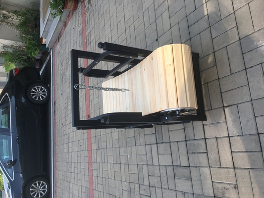 Trampolín para entrenamiento de perros pequeños Trampolín de madera sin motor Anodizado con chorro de arena