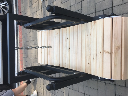 Trampolín para entrenamiento de perros pequeños Trampolín de madera sin motor Anodizado con chorro de arena