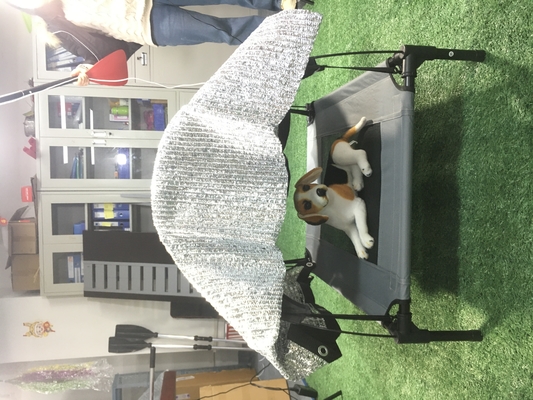 Cama de mascota elevada plegable grande de tela de Oxford sostenible para animales pequeños y medianos