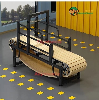 Muestra de material de tela de entrenamiento diario para perros de acero inoxidable y plástico