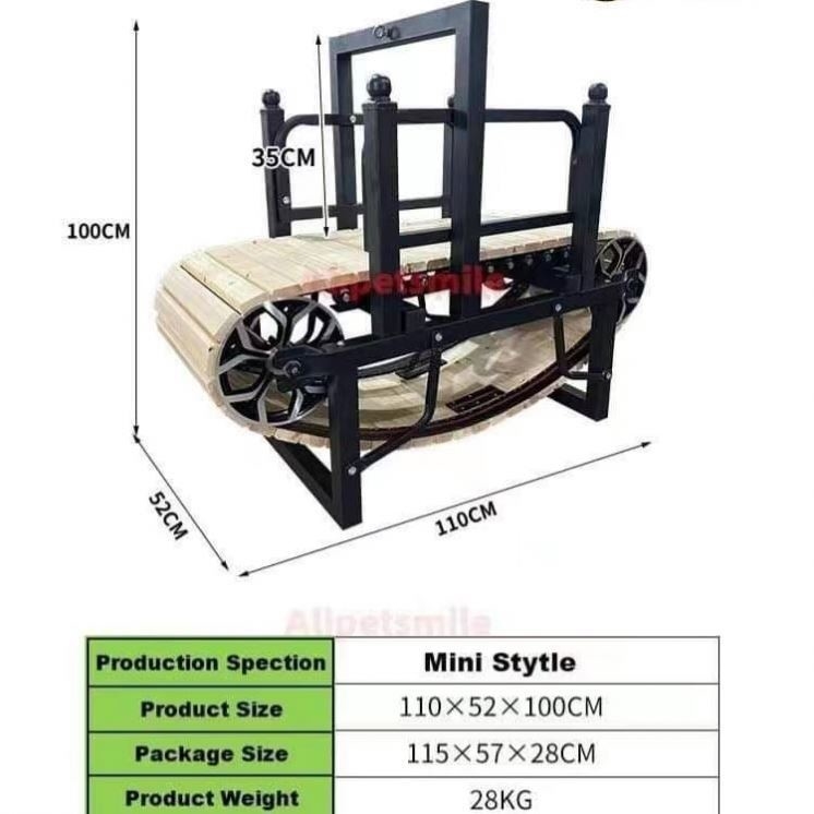 Caminadora para perros lisa para perros grandes 0,30 mm de espesor Envío a través de Shanghai o el puerto de Nanjing