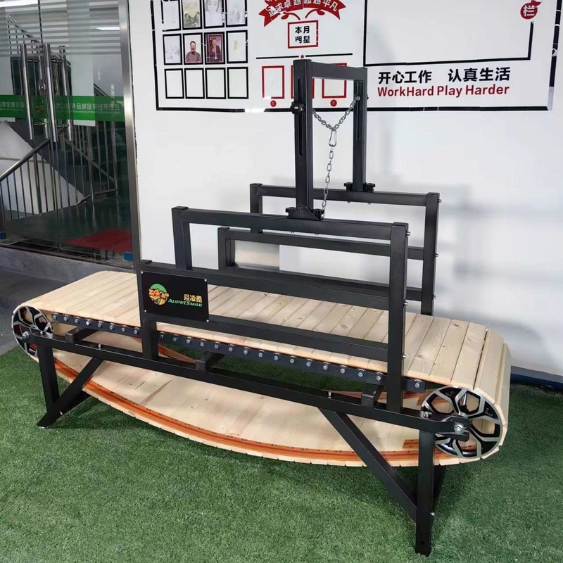 Logotipo personalizado Perro Slatmill máquina para Pitbulls Shanghai o Nanjing puerto de envío