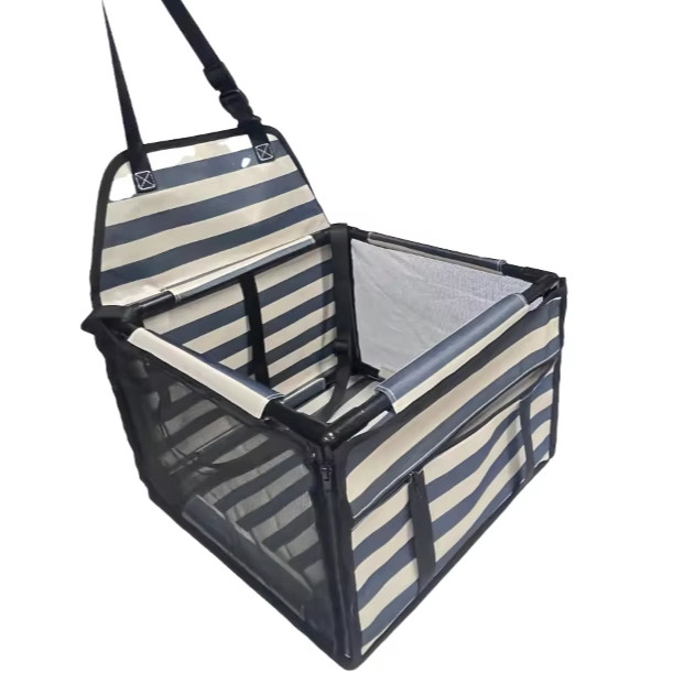 Cajera de transporte de mascotas Amazon Custom Oxford asiento plegable transporte de seguridad de viaje para perros