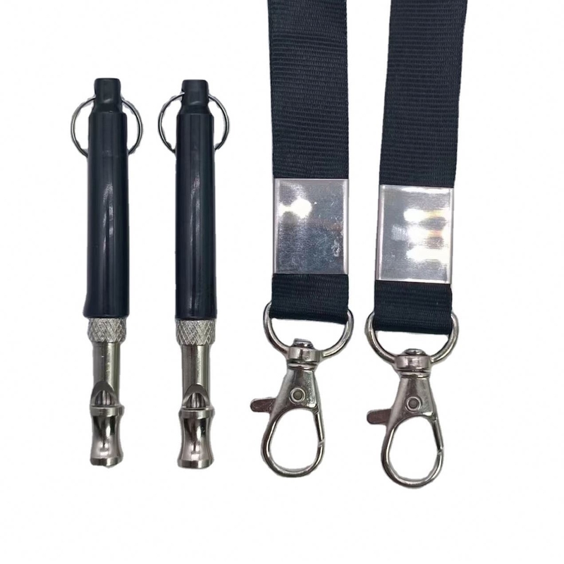 Corrección naranja Perro de mascota de entrenamiento silbato con cordón de cordón animales pequeños esencial