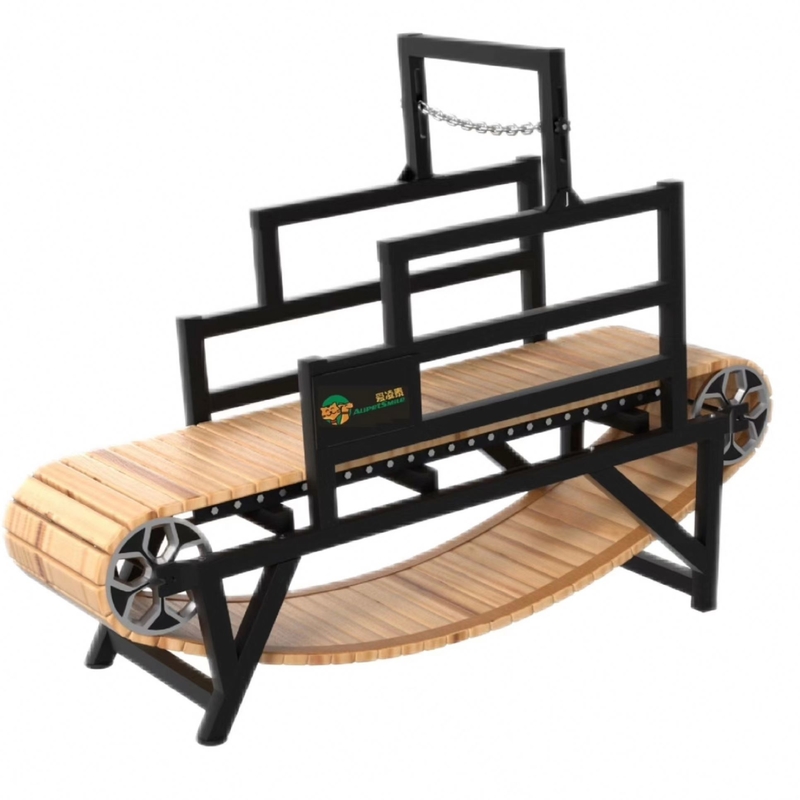 Alipetsmile Versión 2.0 Trampolín para perros de madera llevando la aptitud canina al siguiente nivel
