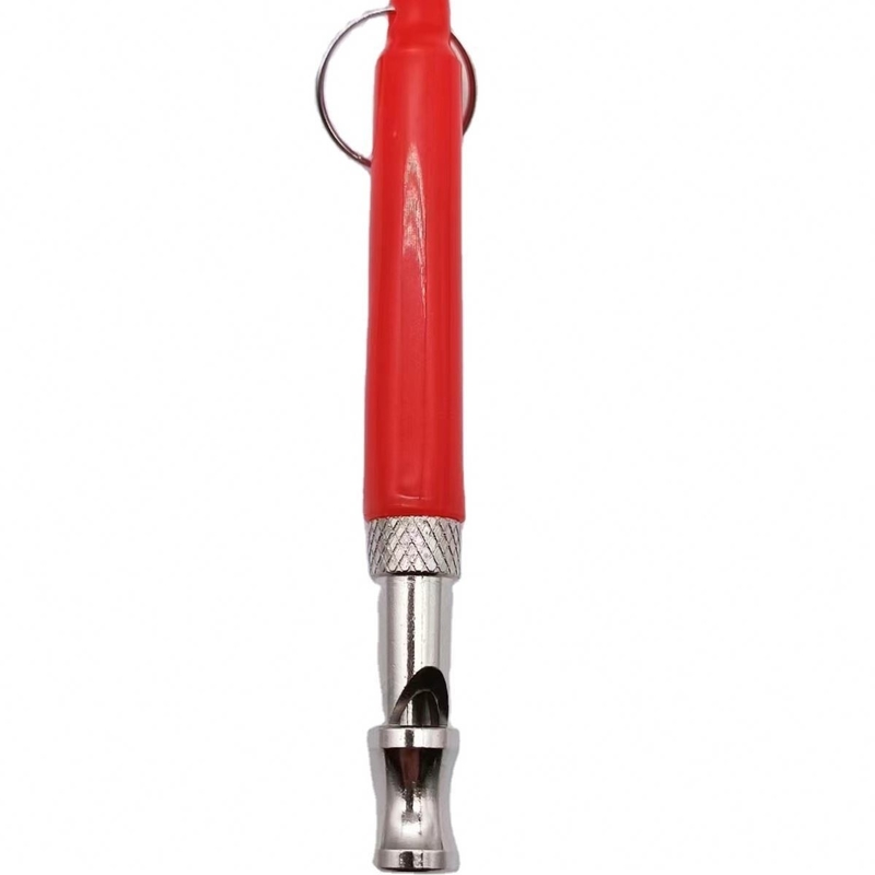 8cm*0.8cm Tamaño pequeño Perro silbato de mascotas Material de PC de metal para una comunicación efectiva