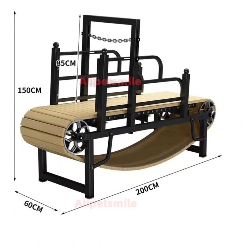 Productos de entrenamiento de mascotas de tamaño pequeño de madera y aleación de perros Slatmill para logotipo personalizado