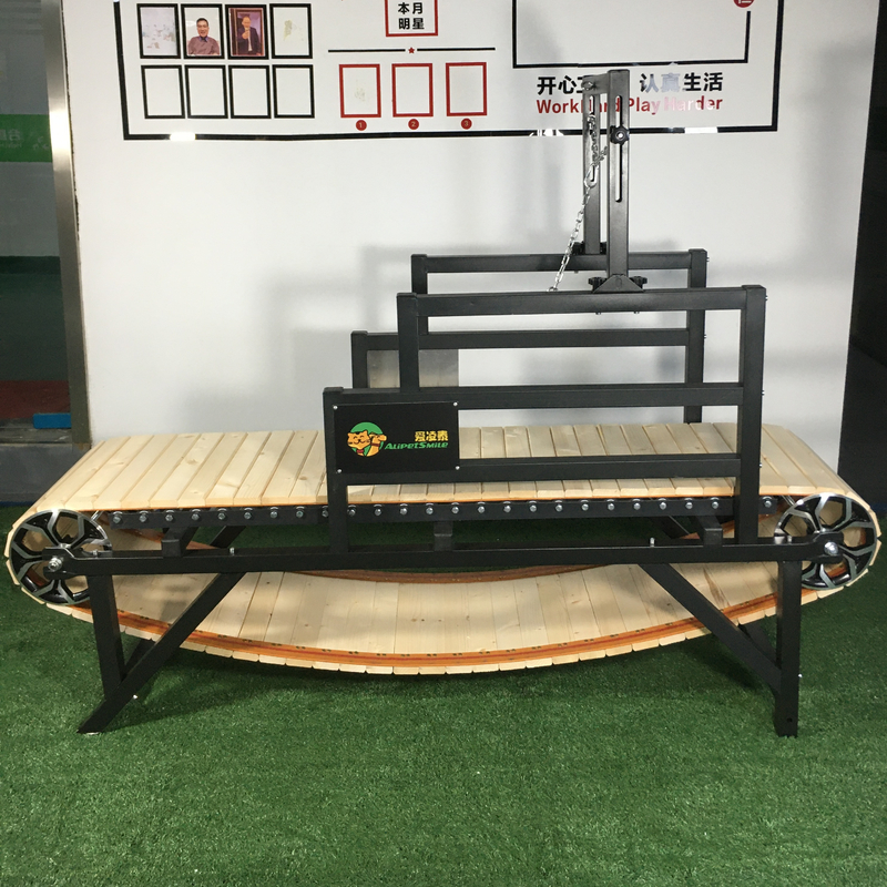 175cm*52cm*130cm/200cm*58cm*150cm Wood Dog Treadmill para entrenamiento de agilidad y carrera